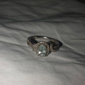 Aquamarine ring